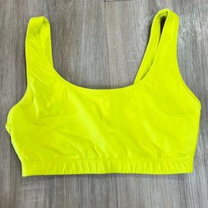New Balance Neon Yellow/Green Sports Bra